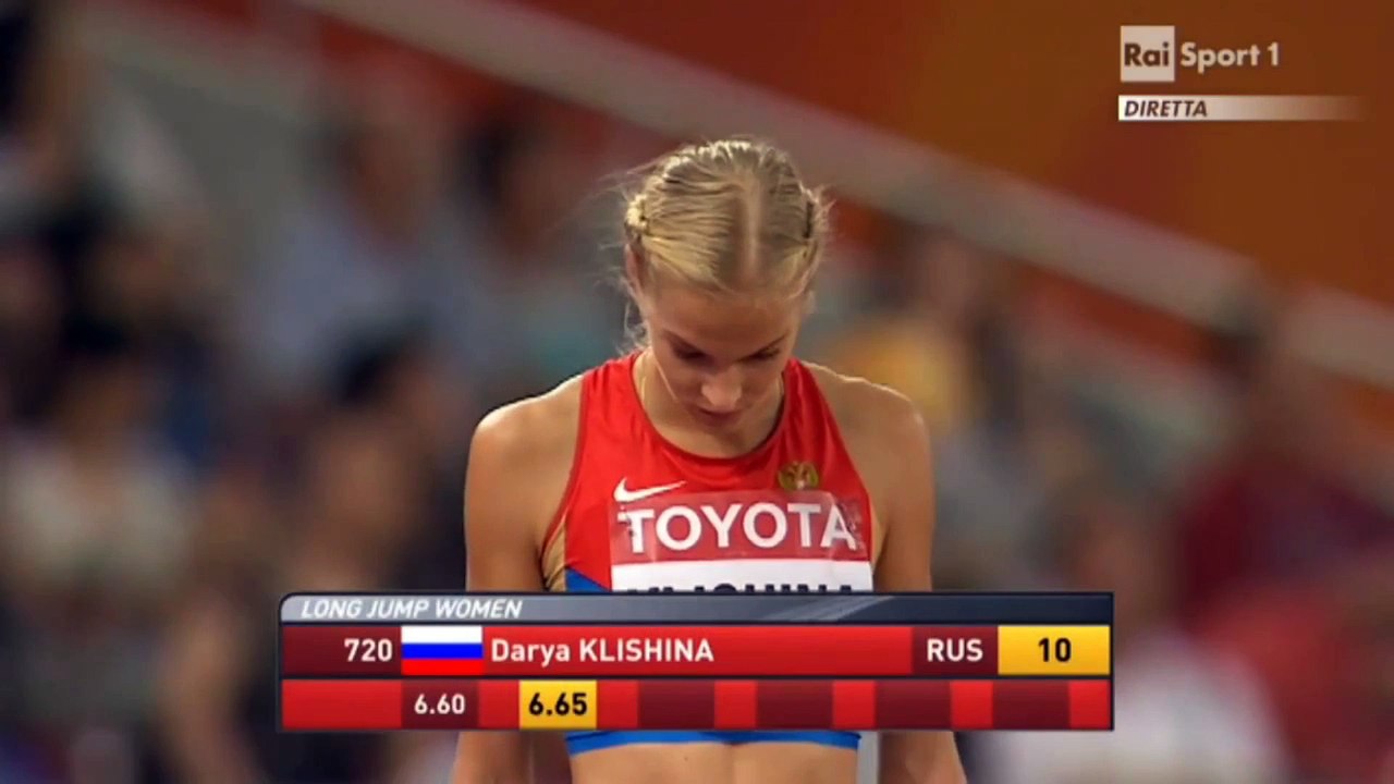 Darya Klishina Дарья Клишина 2015 5v IAAF WC Beijing final August 28th