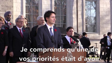 Le premier ministre canadien impose son style
