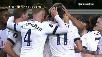Moussa Dembélé Goal Tottenham 2-1 Anderlecht HD