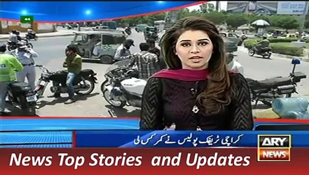 ARY News Headlines 3 November 2015, Karachi Traffic Police Campaign