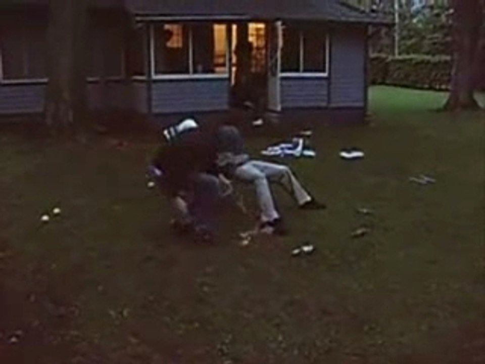 firecrackers tied to foot