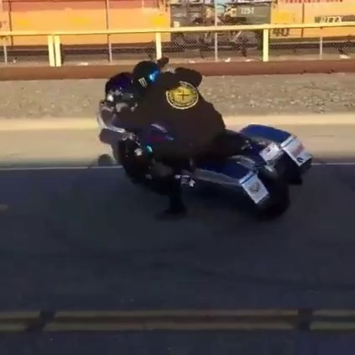 Drift en Harley Davidson Road Glide