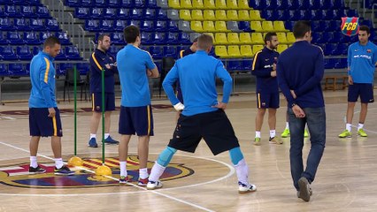 Download Video: FCB Futsal: Declaraciones de Marc Carmona y Paco Sedano antes de El Pozo- Barça Lassa