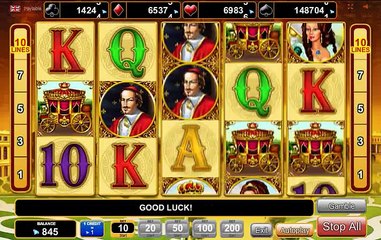 Versailles Gold video Slot only at megajackslots.net