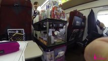 Trem bala japones - Shinkansen. Passando em alta velocidade
