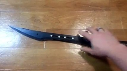 Guy makes a homemade (Taser-Sword)