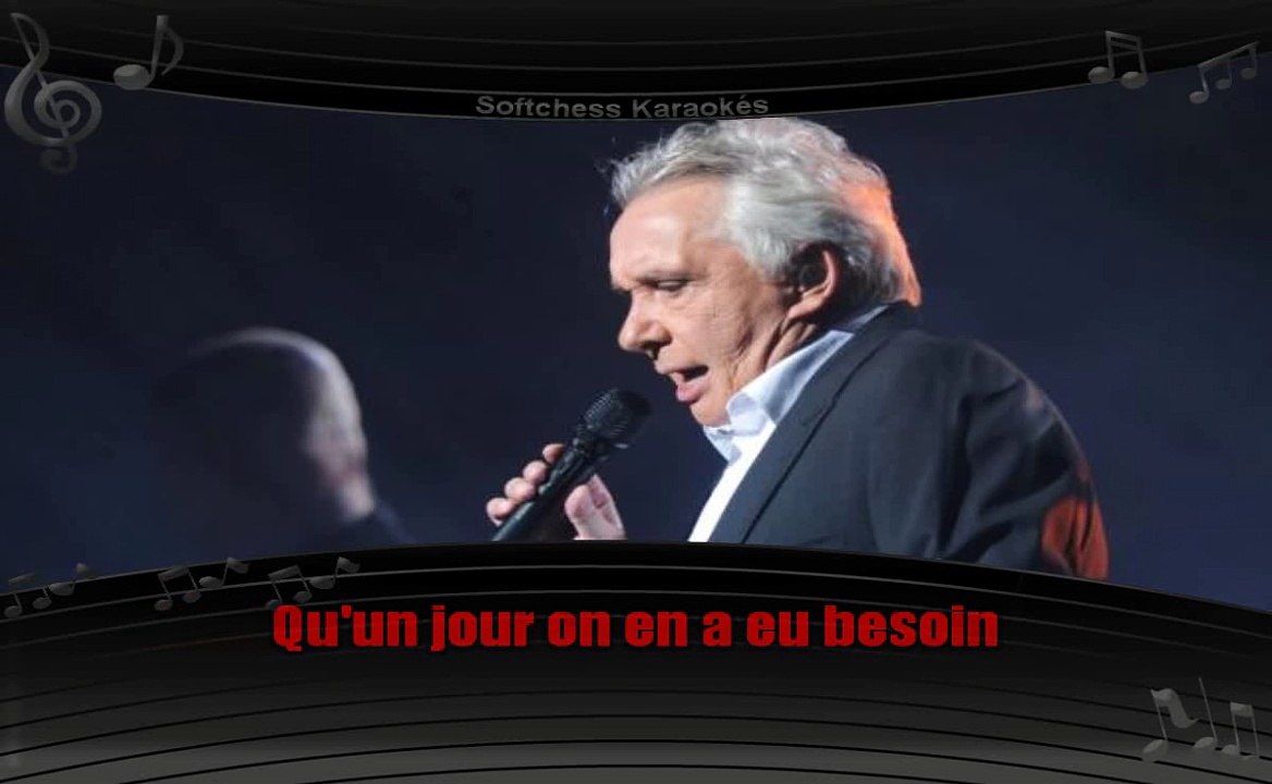 Michel Sardou - Les Ricains (live 2013, karaoké réalisé par Softchess))