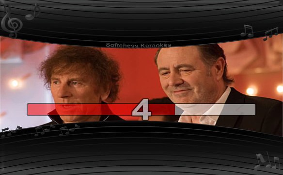 Michel Delpech et Alain Souchon - Quand j'étais chanteur (karaoké avec voix Delpech réalisé par Softchess)