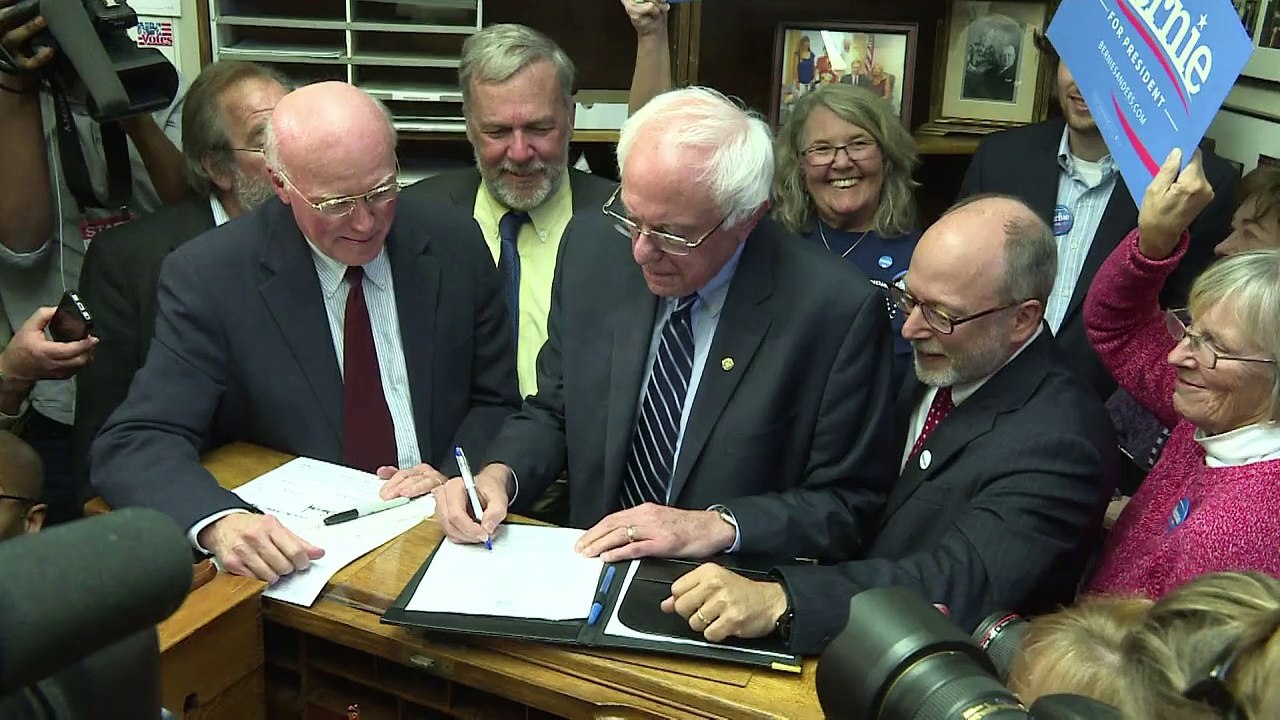 USA/Présidentielle : Bernie Sanders officiellement candidat