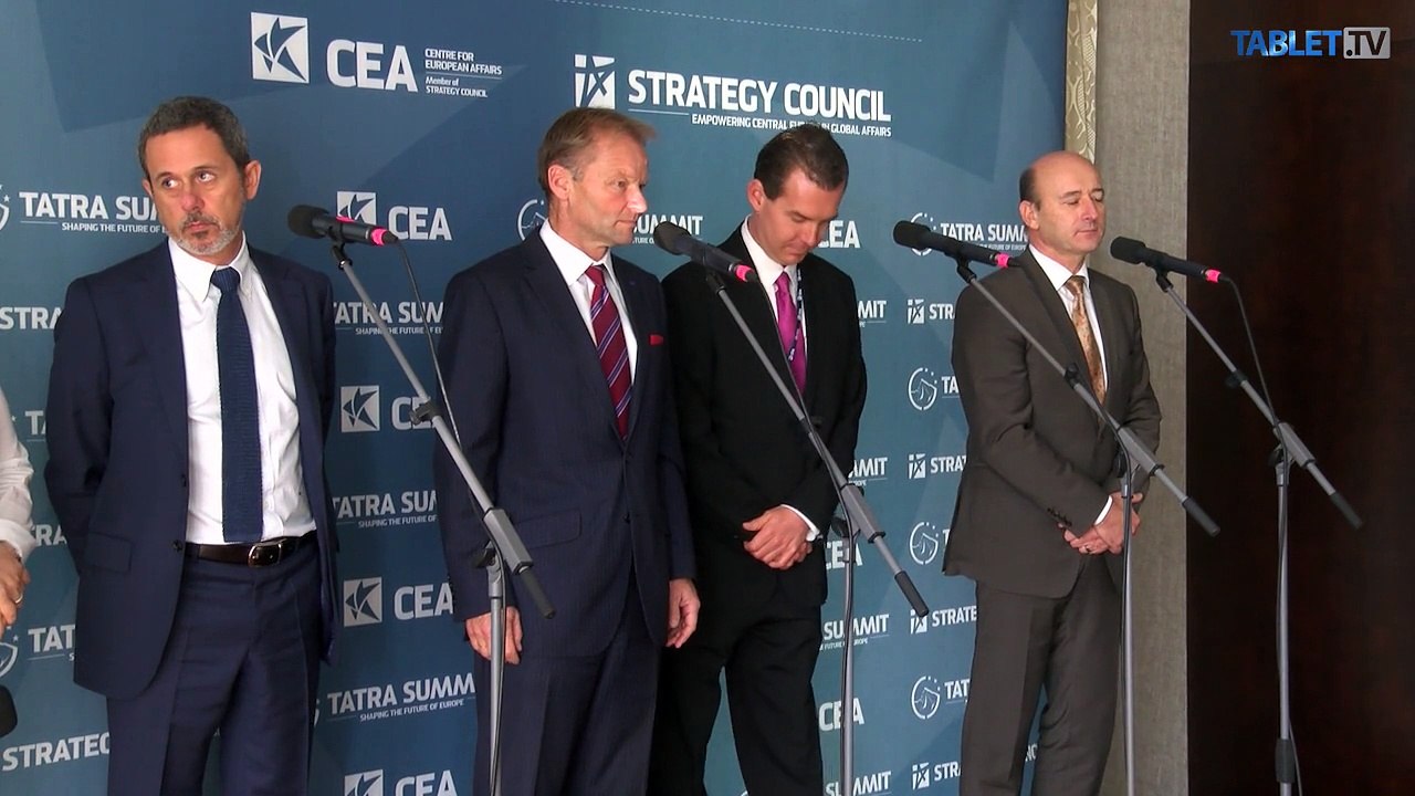 ZÁZNAM: Tlačová konferencia Vazila Hudáka na konferencii Tatra Summit