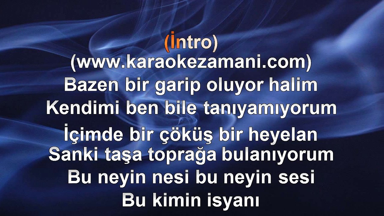 Serkan Kaya - Aşk Ne Demek Bilen Var Mı - 2011 TÜRKÇE KARAOKE