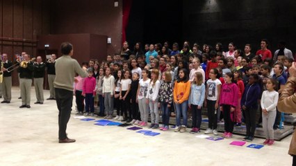 Répétition cérémonie du 11 novembre 2015 (Marseillaise)