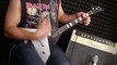 Russian guy shows off his electric balalaika he made and plays Nirvana, Blur, Metallica...