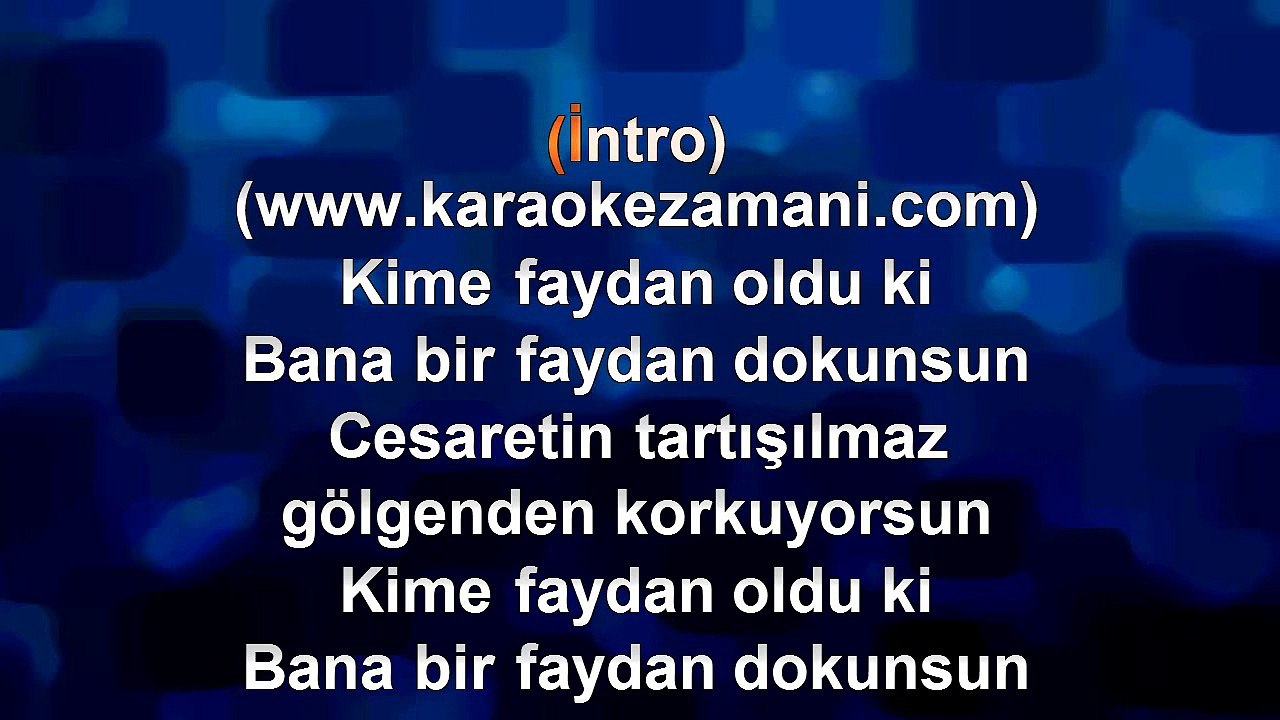 Serkan Kaya - Kuru Selam - 2011 TÜRKÇE KARAOKE