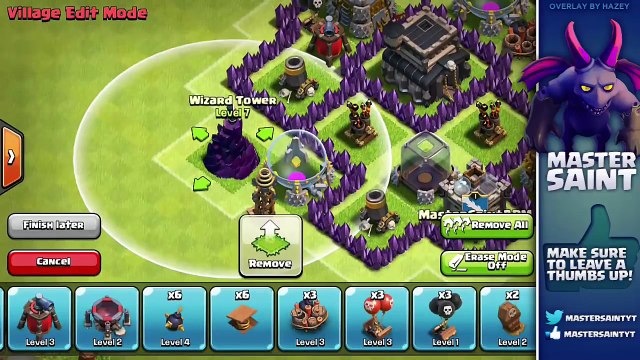 Clash Of Clans - Town Hall 7 (TH7) - Hybrid Base - Air Sweeper 2015