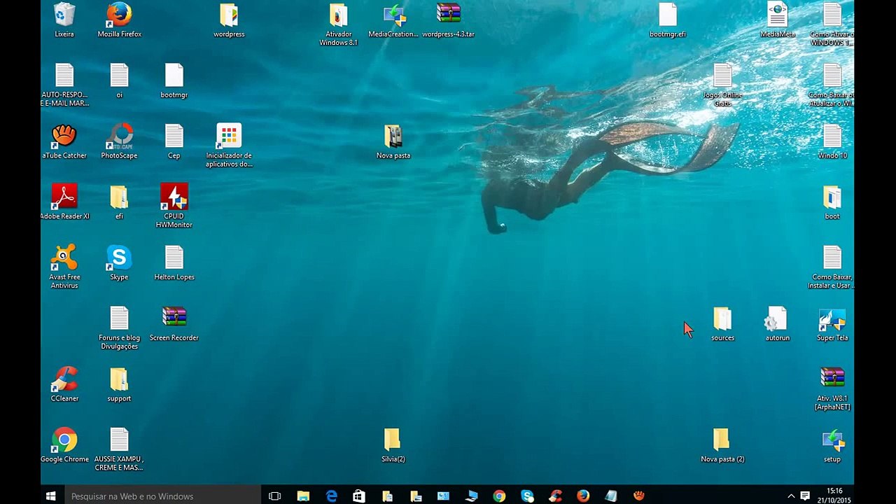 Como Remover vírus do windows 8 e 10 sem Antivírus  2015
