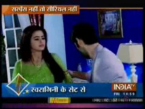 Swara chod rahi hai Apna sasural jis se Sanskar kar raha hai uuse jabardasti rok ne ki Koshish - 6 november 2015 - Swaragini