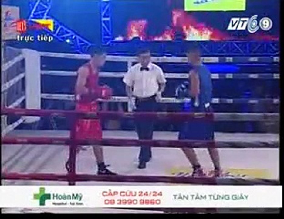 BOXING Trận 4 : Nguyễn Văn Dễ (Quân đội) VS Lương Văn Toán (CAND)