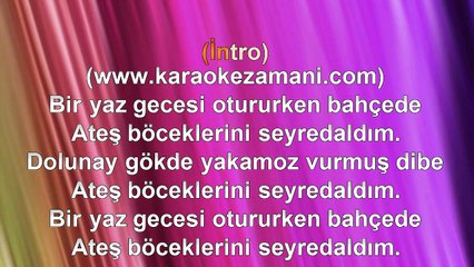 Sertab Erener - Bahçede - 2001 TÜRKÇE KARAOKE