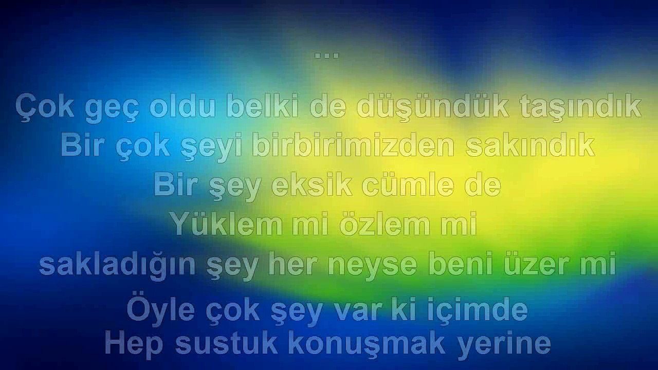 Sertab Erener - Bir Damla Gözlerimde - 2010 TÜRKÇE KARAOKE