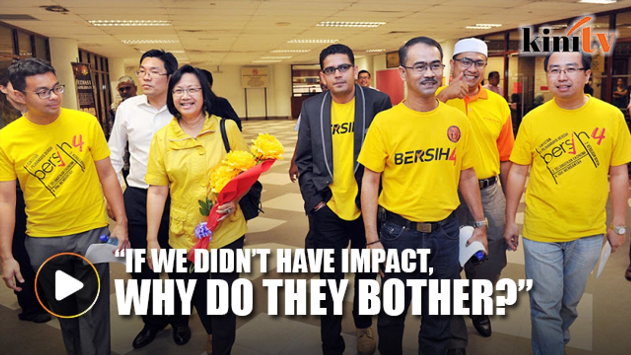 "If we didn't have an effect, why are they still bothered with us?"