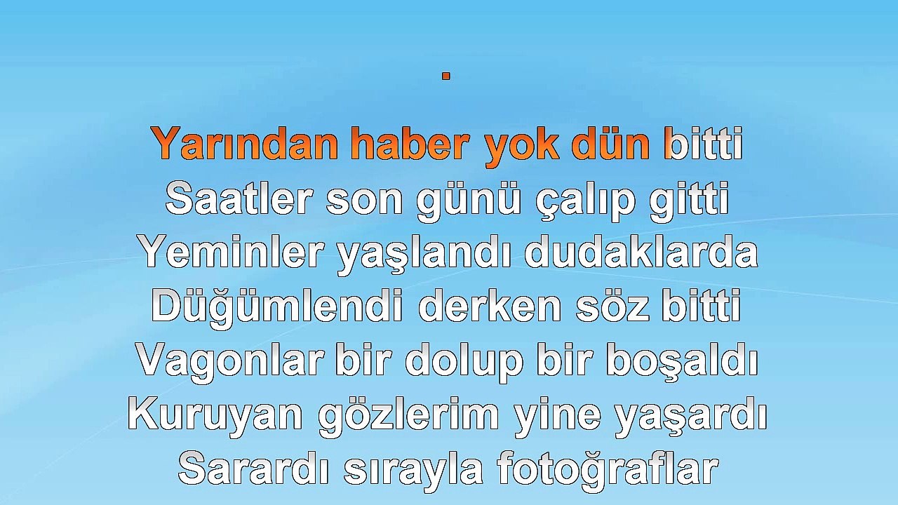 Sertab Erener - Unutursun - 1999 TÜRKÇE KARAOKE