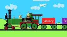 Months of the Year Train (January,February.....