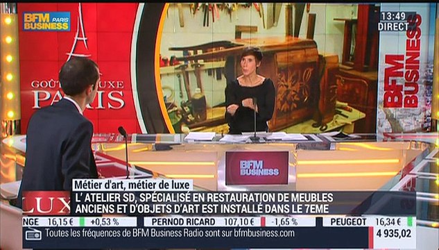 Métiers d'art, Métiers de luxe: Tapissier d’ameublement – 06/11