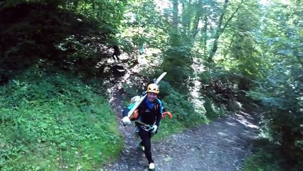 Connaissez-vous le "ski canyoning" ?