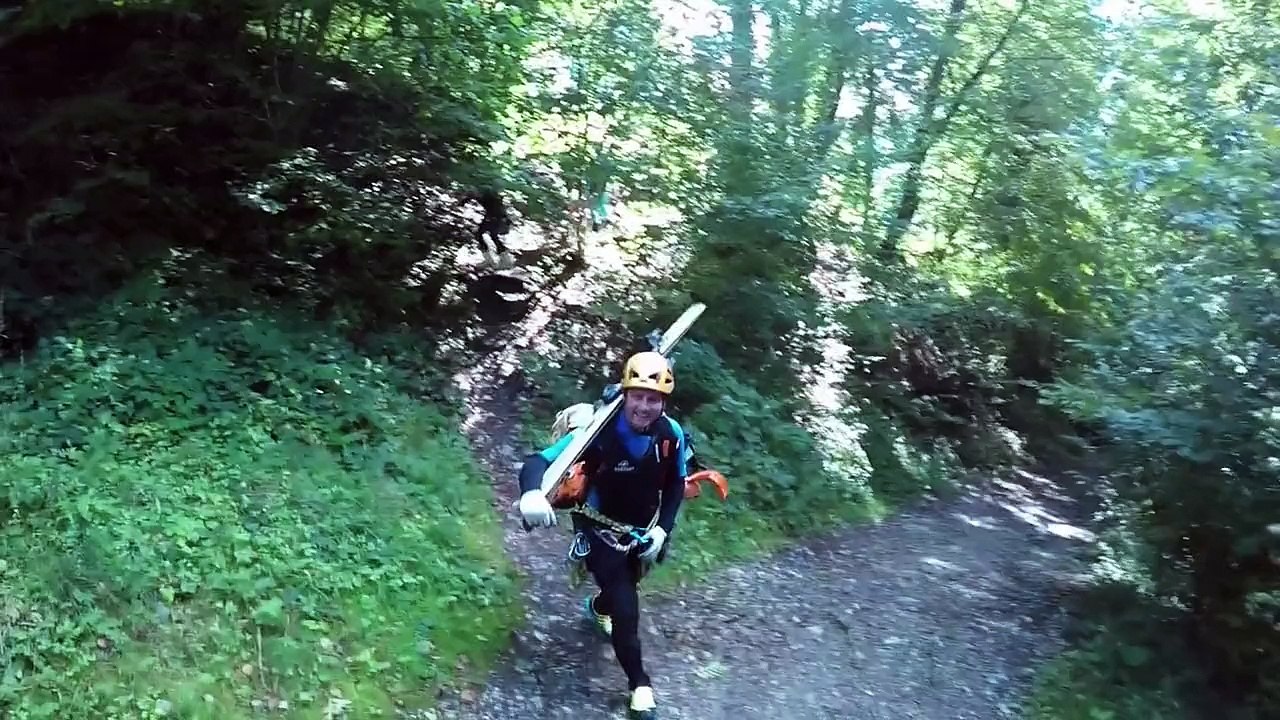 Connaissez-vous le "ski canyoning" ?