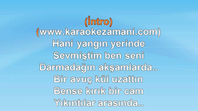 Sezen Aksu - Acıtmışım Canını Sevdikçe - 2011 TÜRKÇE KARAOKE