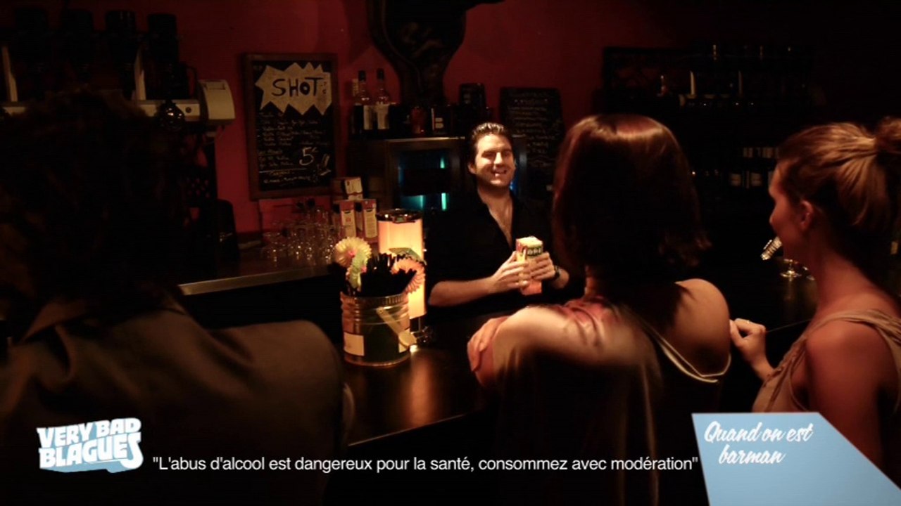 Palmashow - Very Bad Blagues "Quand on est barman"