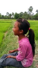 little girl singing song