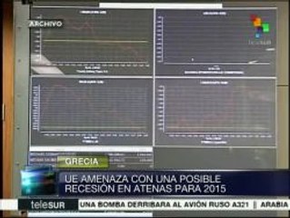 Comisión Europea advierte sobre posible recesión de Grecia