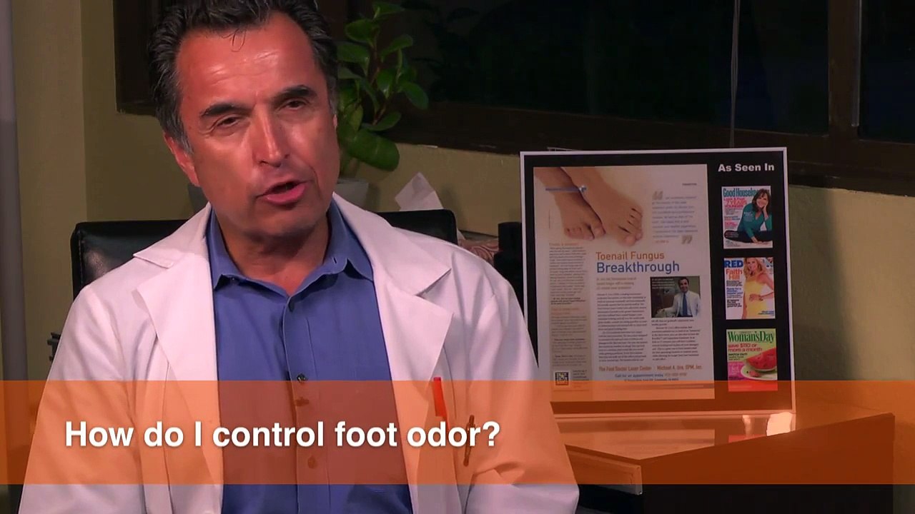 How do I control foot odor?
