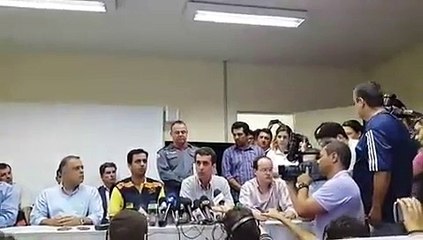 Coletiva de imprensa da mineradora Samarco