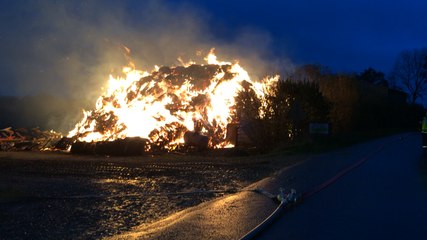 Important incendie dans une ferme