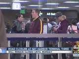 Road closure at Sky Harbor this weekend