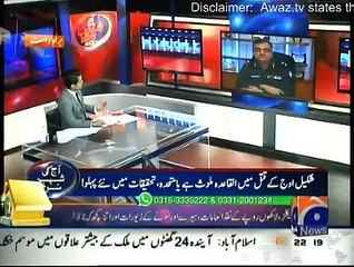 Aaj Shahzaib Khanzada Kay Sath - 6th November 2015