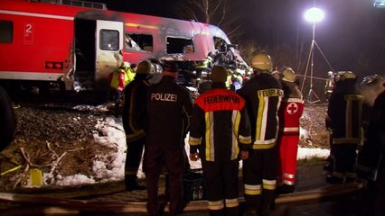 Two people die after a train crashes in Germany