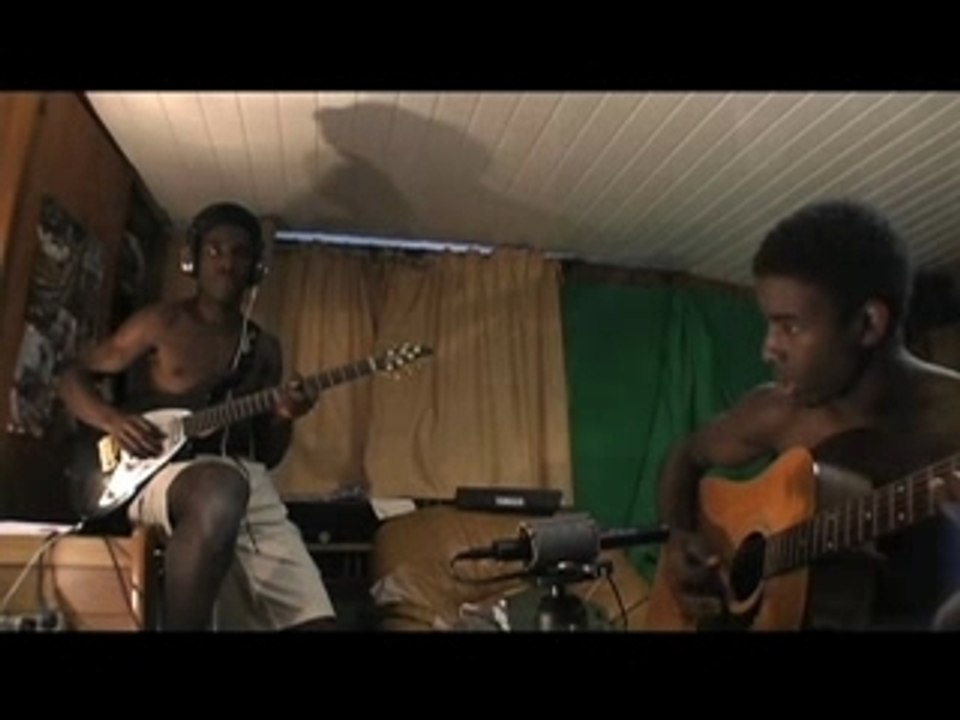 Yann's band joue du blues