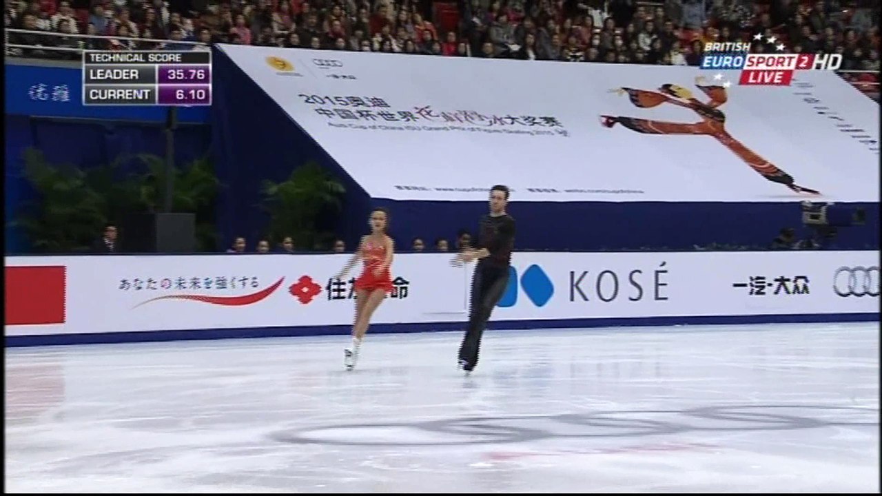 Lubov ILIUSHECHKINA / Dylan MOSCOVITCH - Cup of China 2015 - SP