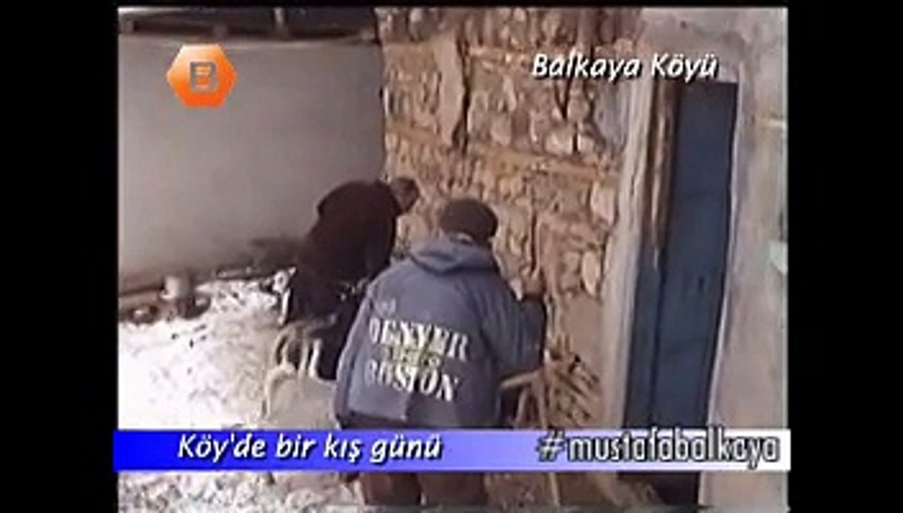 Balkaya Köyünde bir kış günü