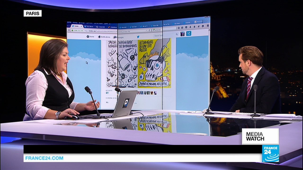 Russian anger over Charlie Hebdo cartoons