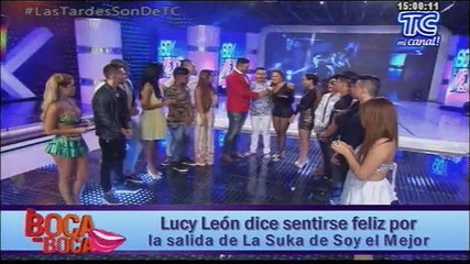 Lucy León dice sentirse feliz por la salida de la Suka de Soy El Mejor