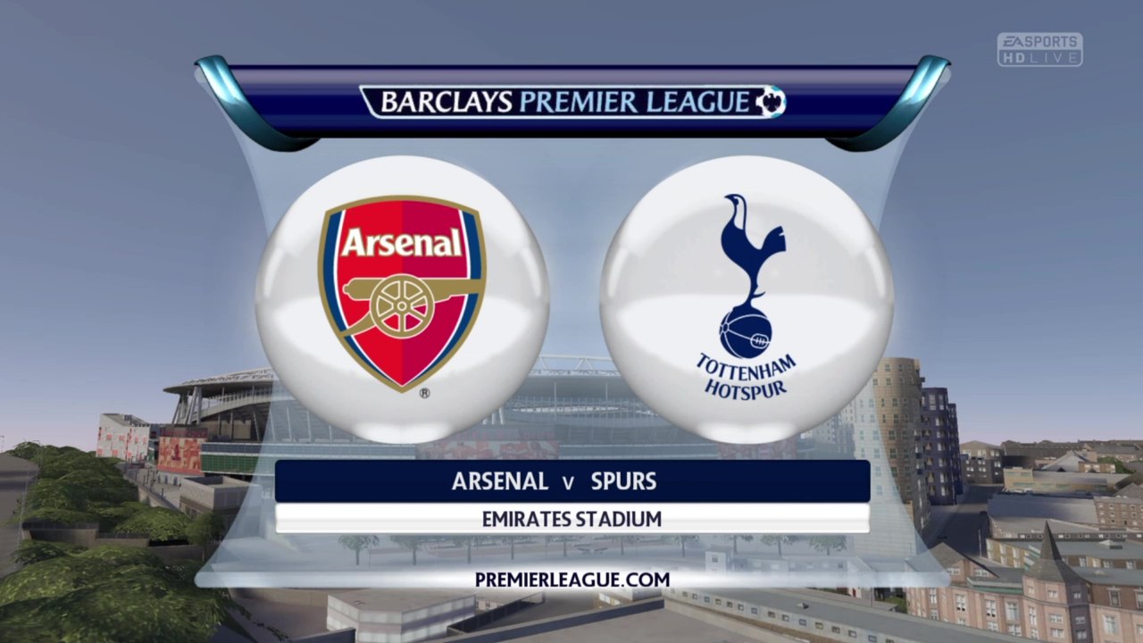 Arsenal vs. Tottenham Hotspur Barclays Premier League 2015-16 - CPU Prediction - The Koalition
