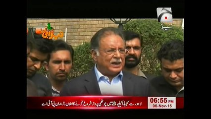 Pervez Rashid on Reham Khan Divorce Tezabi Totay 2015 -