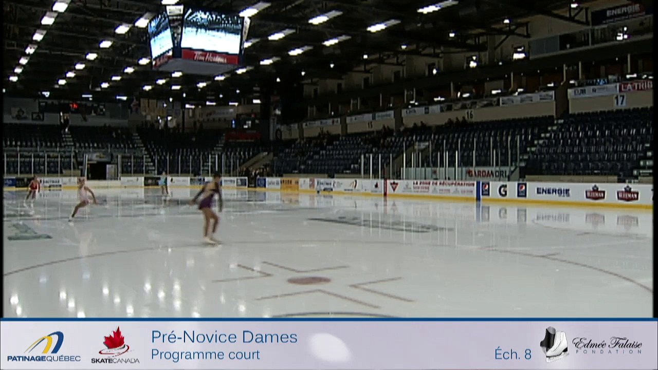 CSA2016-Québec, Pré-Novice Dames Court Échauffement 8