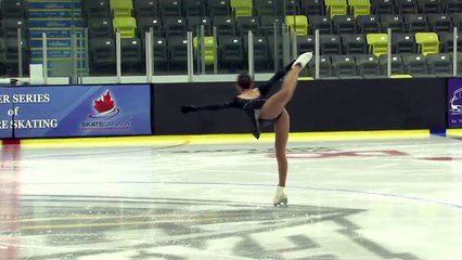 Saffron Hilder - Pre Nov Women Free Program - 2016 Skate Canada BC/YK Sectional Championships