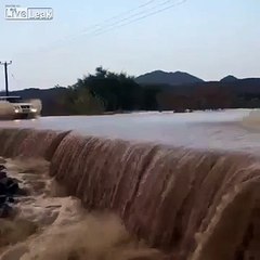 LiveLeak Moment of an Accident During Flood